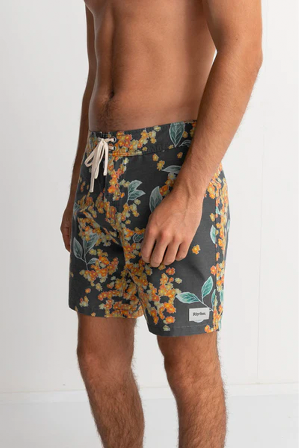 Isle Floral Trunk | Dark Navy - Thumbnail Image Number 1 of 4
