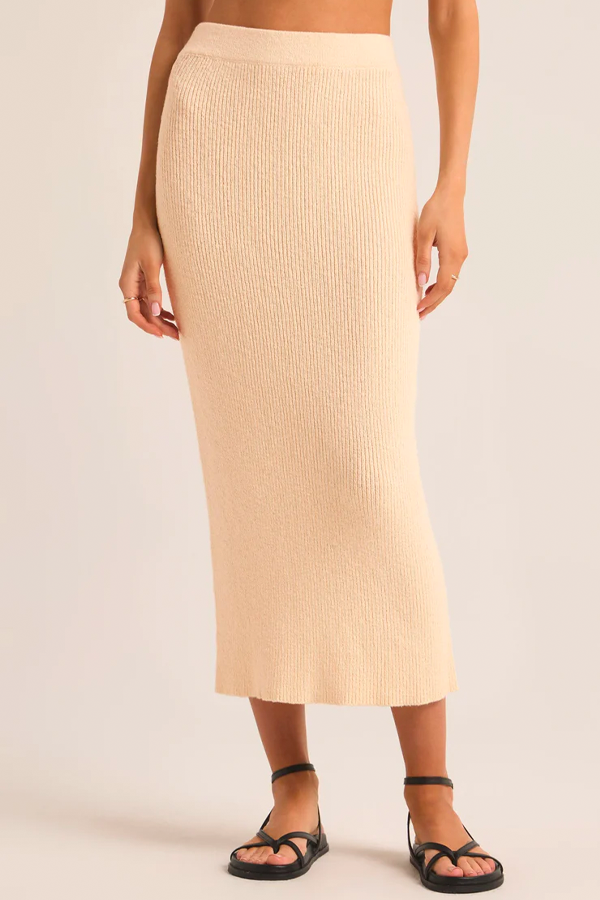 Avni Sweater Skirt | Oat Milk - Visual Media Number 4 of 5