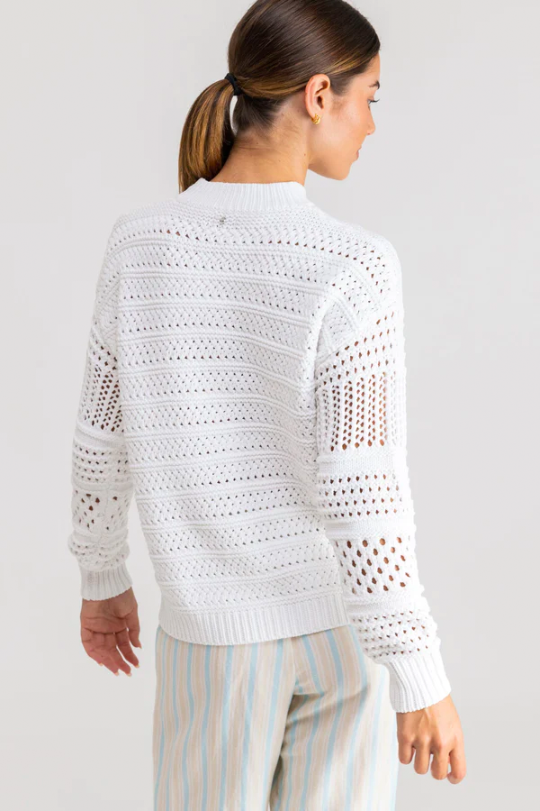Chunky Knit Jumper | Off White - Thumbnail Image Number 3 of 3
