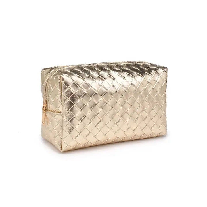 Cosmetic Pouch | Gold Weave - Visual Media Number 4 of 4