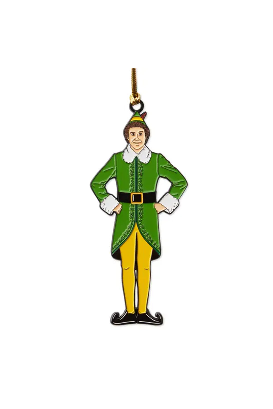 Elf Enamel Holiday Ornament - Visual Media Number 1 of 1