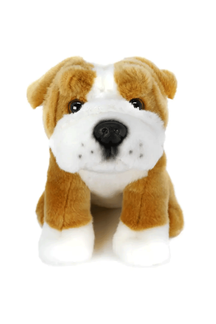 Egan the English Bulldog | 9 Inch Stuffed Animal Plush - Thumbnail Image Number 1 of 3

