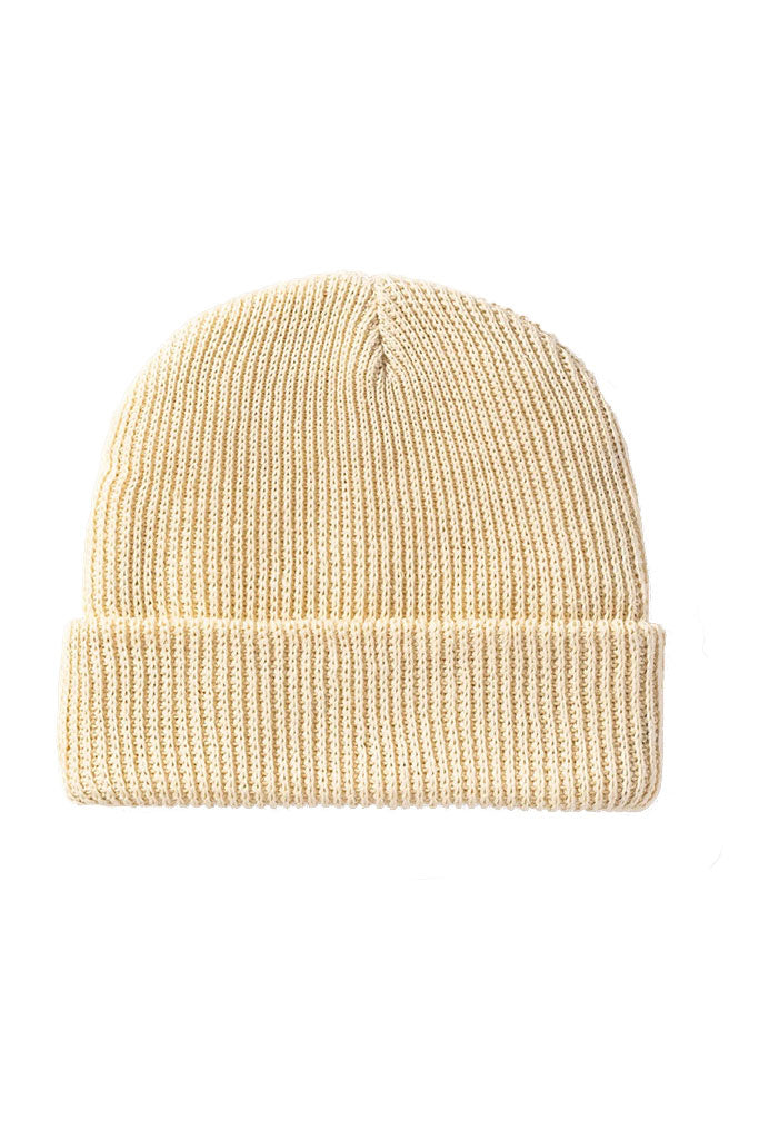 Kids Plain Beanie | Eggshell - Visual Media Number 1 of 1