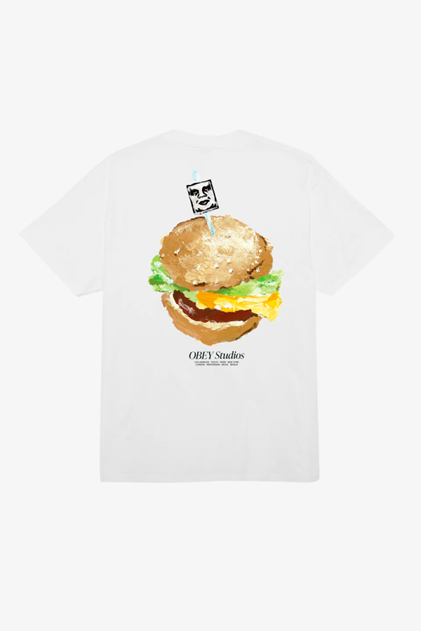 Visual Food For Your Mind Tee | White - Visual Media Number 1 of 2