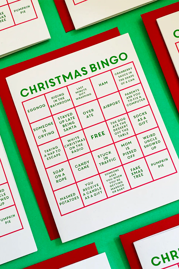 Christmas Bingo Card - Main Image Number 1 of 1
