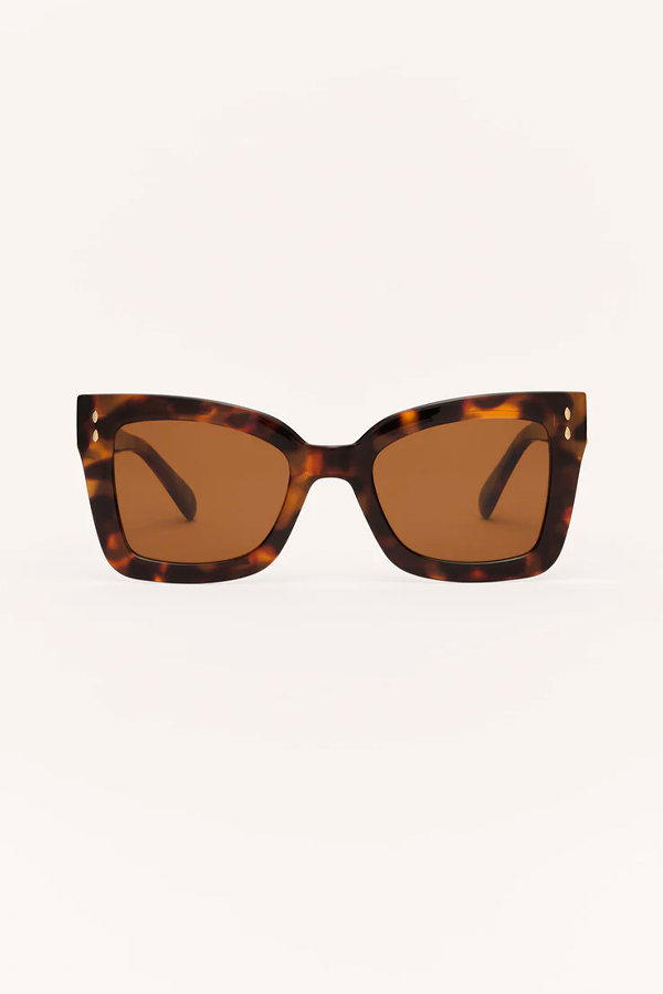 Confidential Sunglasses | Brown Tortoise - Brown - Thumbnail Image Number 3 of 5
