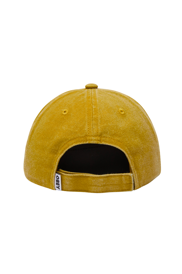 Pigment Obey Dog 6 Panel Cap | Pigment Mustard - Thumbnail Image Number 2 of 2
