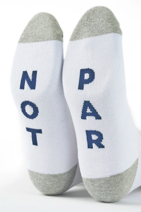 PGC Crew Sock | White/Blue/Red - Thumbnail Image Number 3 of 3
