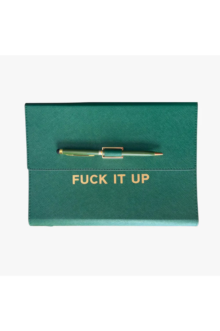 Fuck It Up Vegan Leather Journal - Thumbnail Image Number 1 of 3
