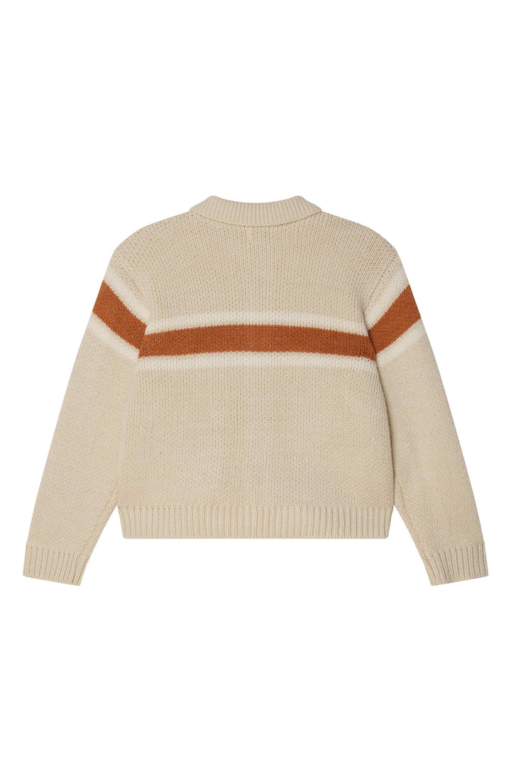 Bernard Zip Up Sweater | Birch - Thumbnail Image Number 2 of 2
