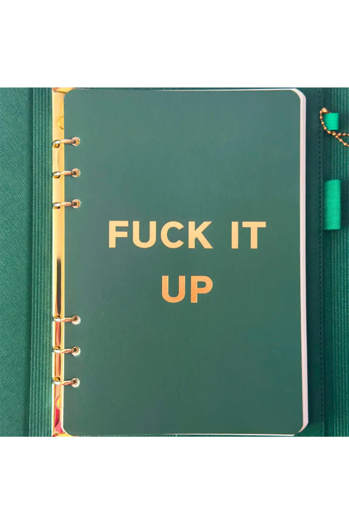 Fuck It Up Vegan Leather Journal - Thumbnail Image Number 3 of 3
