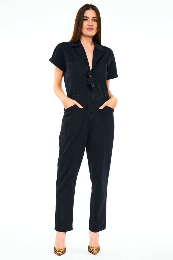 Grover Short Sleeve Field Suit | Fade To Black - Main Image Number 1 of 4