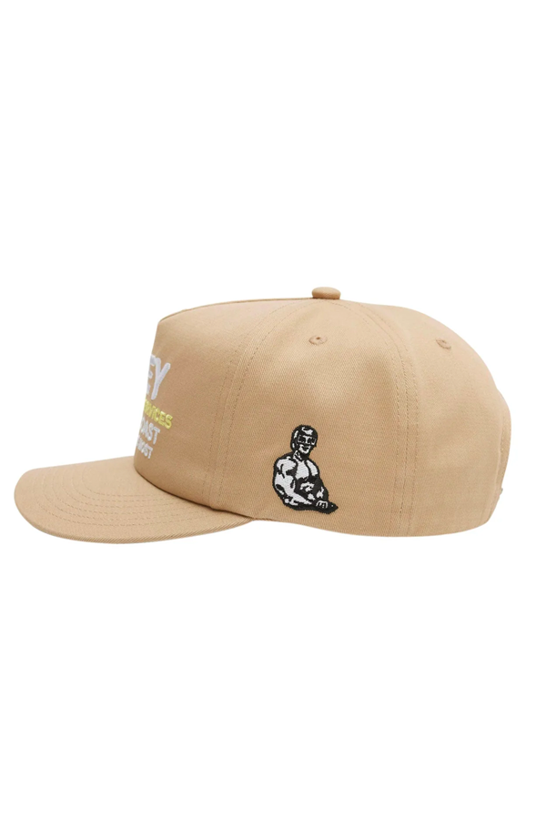 Obey Transport 5 Panel Snap | Khaki - Main Image Number 2 of 3