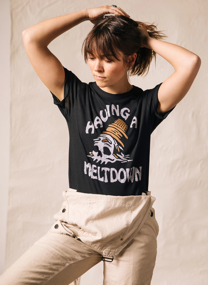 Having a Meltdown Tee | Black