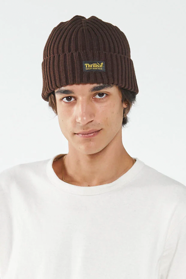 Thrills Union Beanie | Postal Brown - Main Image Number 2 of 2