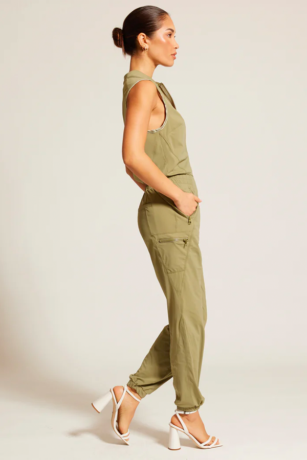 Indicator Jumpsuit | Olive Drab - Thumbnail Image Number 3 of 3
