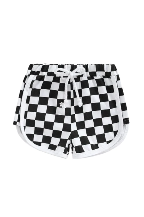 Ska Shorts | Black Checkered - Main Image Number 1 of 1