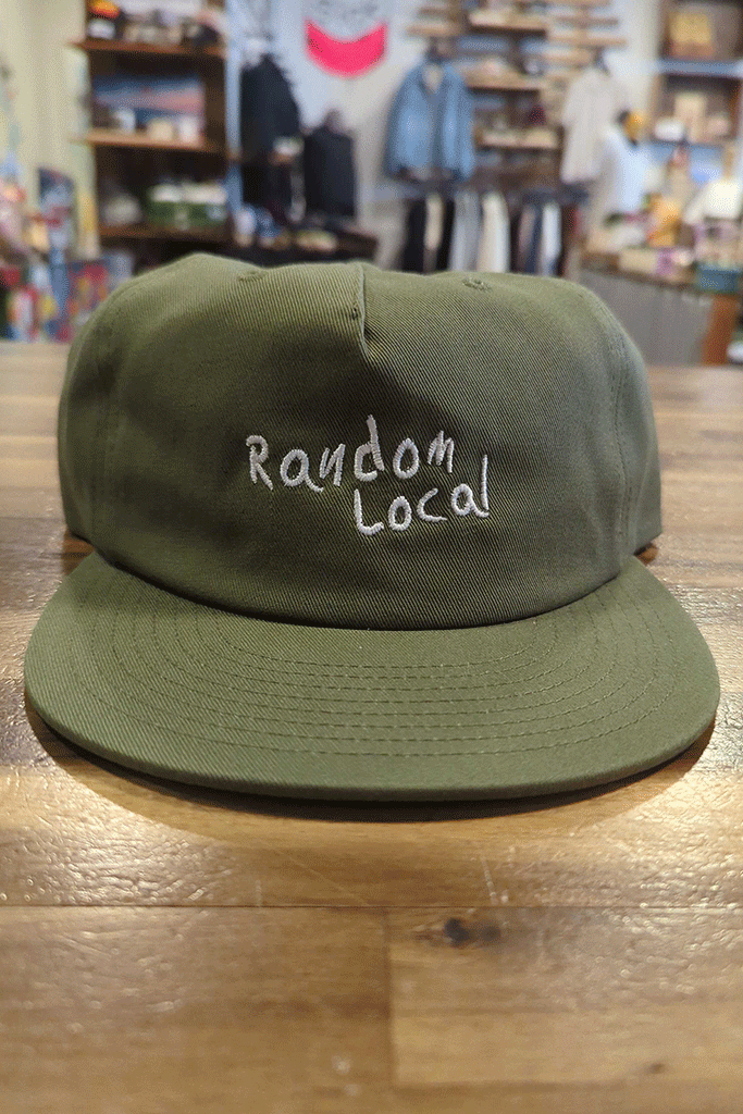 Random Local Unstructured Hat | Army Green - Visual Media Number 1 of 2