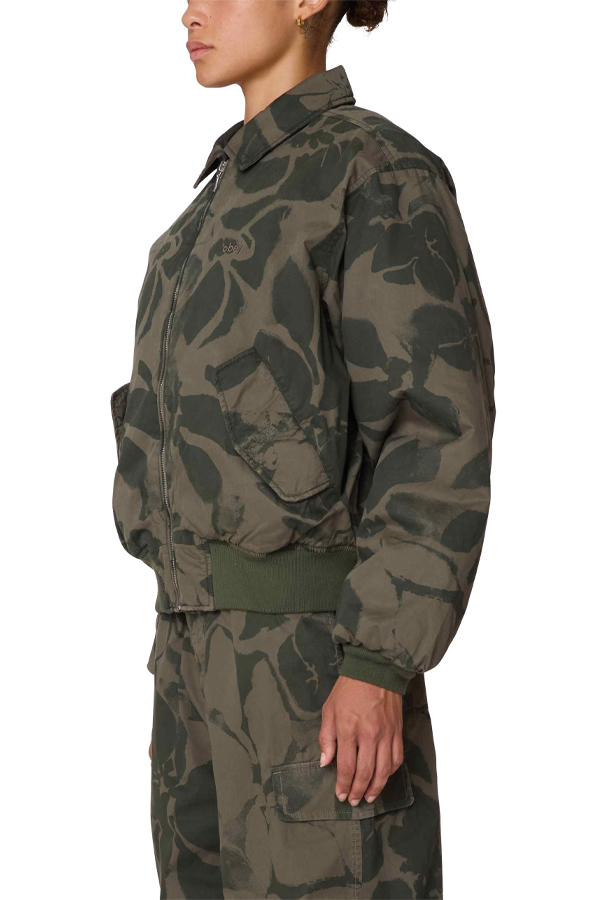 Florien Bomber Jacket | Green Multi - Visual Media Number 2 of 3