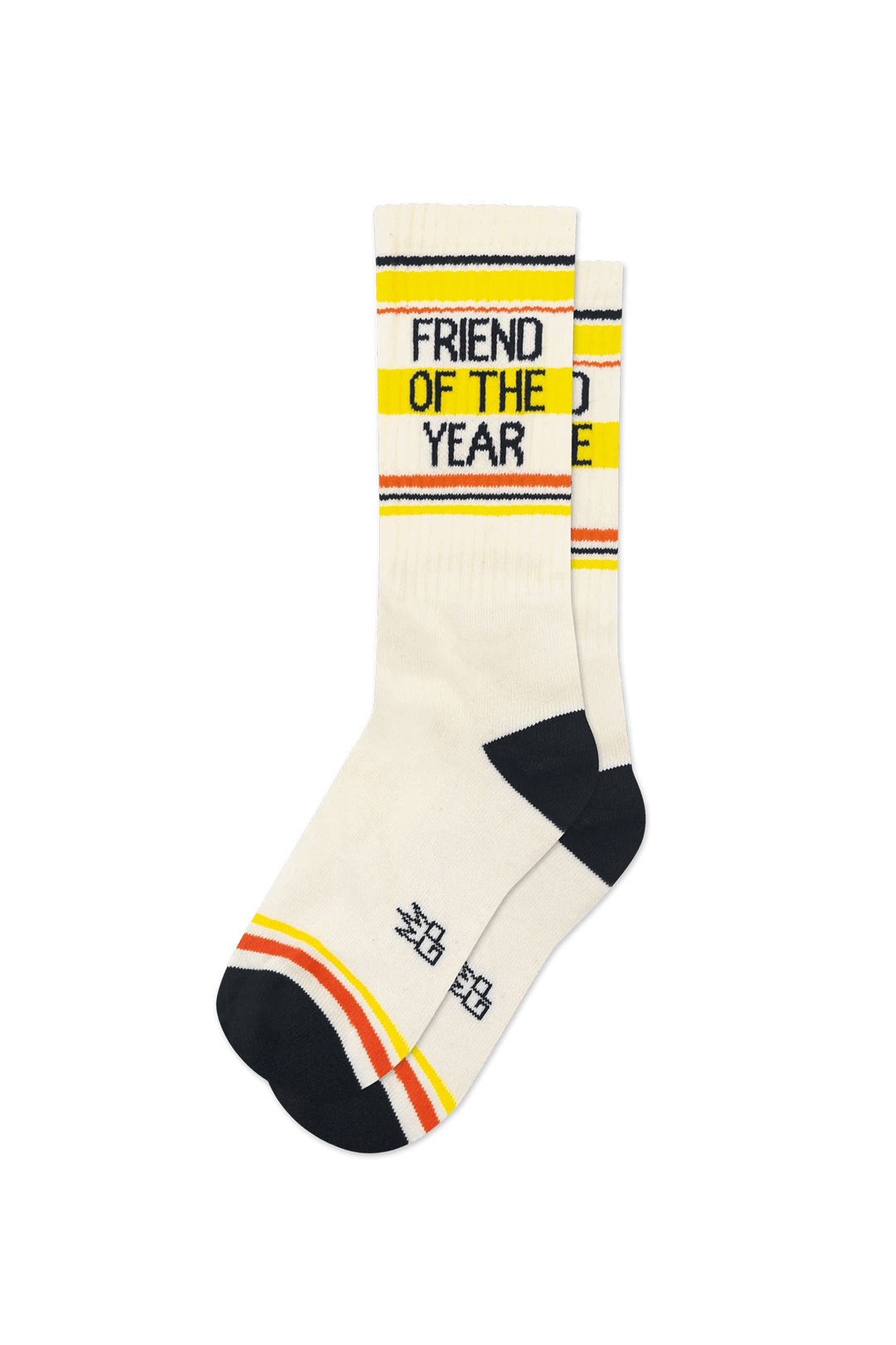 Friend Of the Year Gym Crew Socks - Visual Media Number 1 of 1