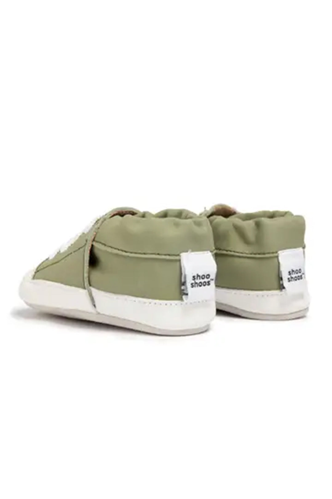 Marvin - Baby Shoes Prewalker Leather Sneaker | Green - Visual Media Number 3 of 3