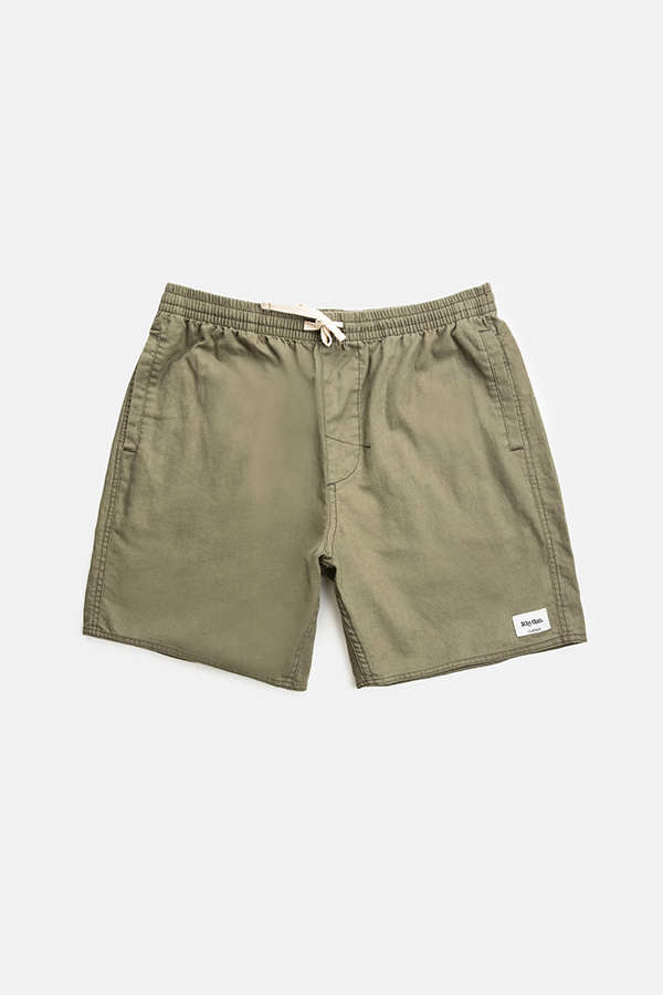 Classic Linen Jam Short | Olive - Thumbnail Image Number 1 of 5
