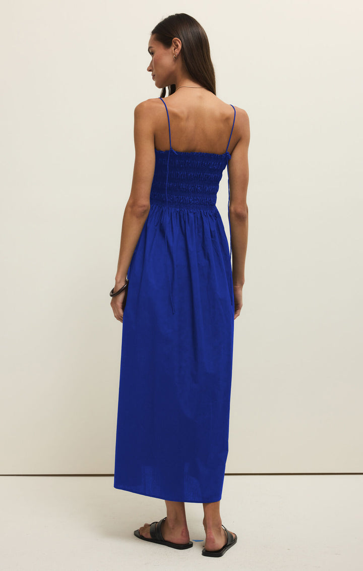 Cornelia Poplin Midi dress | Nautical - Thumbnail Image Number 2 of 2
