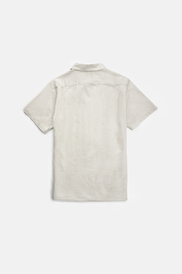 Classic Linen SS Shirt | Sand - Main Image Number 2 of 6