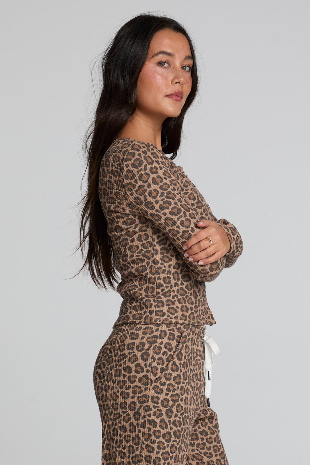 Klara Button Down Top | Leopard - Visual Media Number 4 of 4
