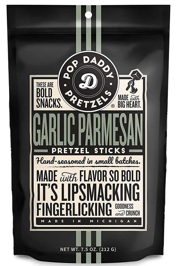 Pop Daddy Garlic Parmesan Pretzel Sticks - Visual Media Number 1 of 1