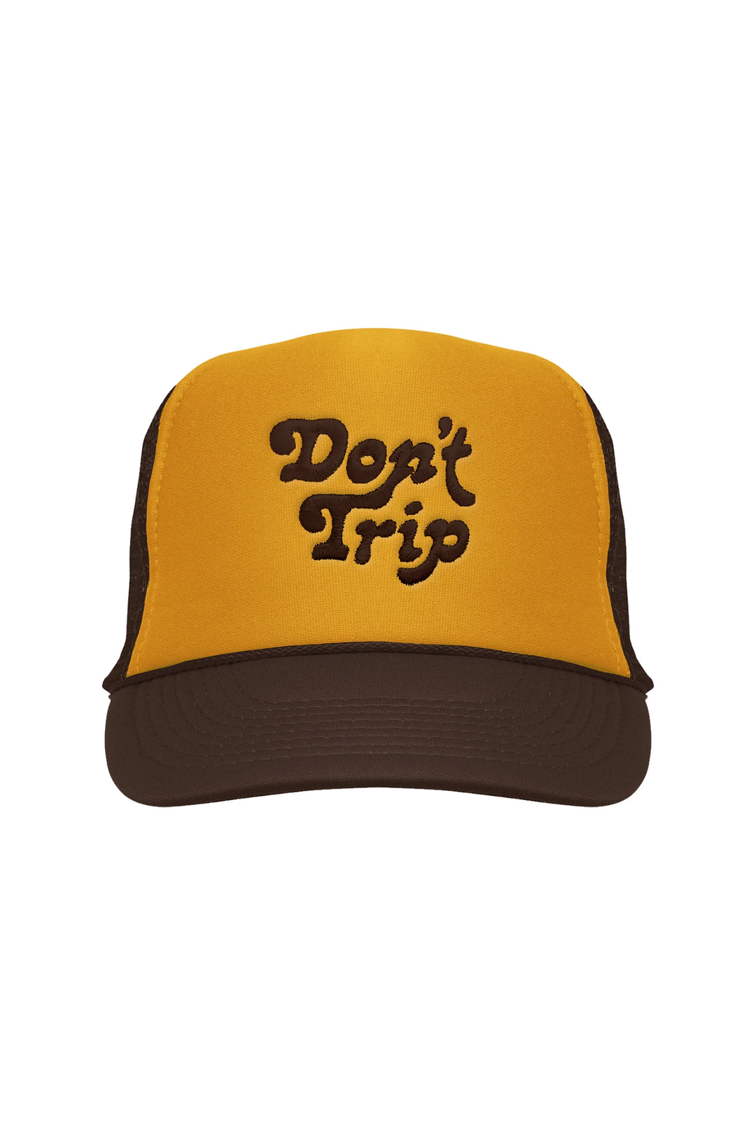 Don't Trip Trucker Hat | Golden Brown - Visual Media Number 1 of 1