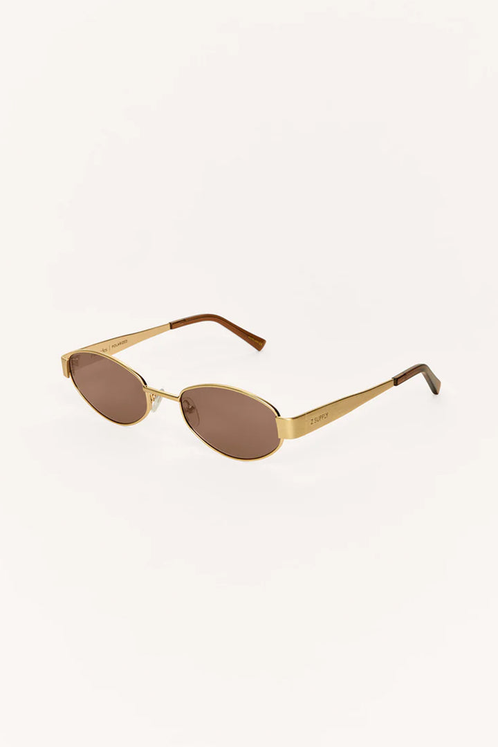 Palisades Sunglasses | Gold - Brown - Thumbnail Image Number 2 of 2
