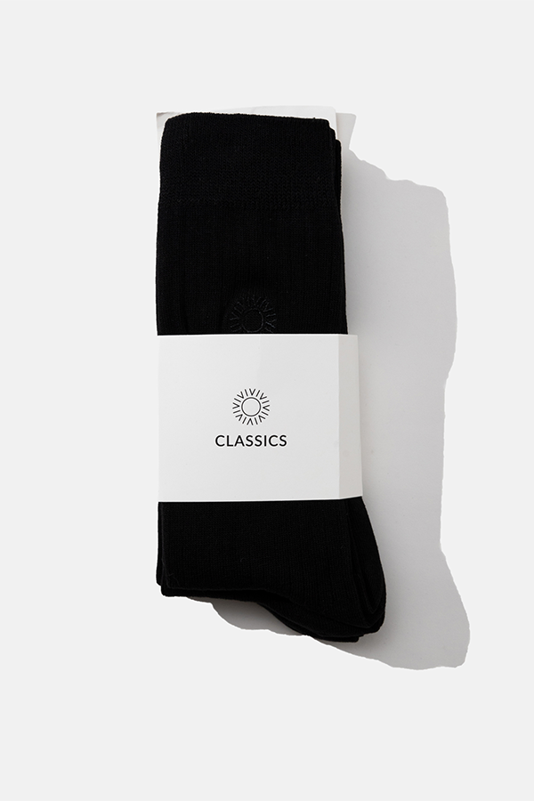 Classic 3-Pack Sock | Black - Main Image Number 1 of 2