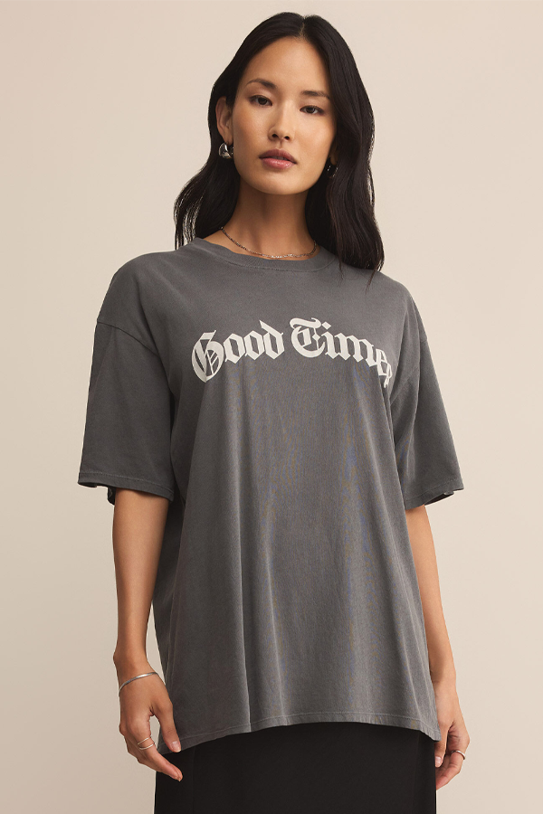 Good Times City Tee | Charcoal Moon - Thumbnail Image Number 2 of 2
