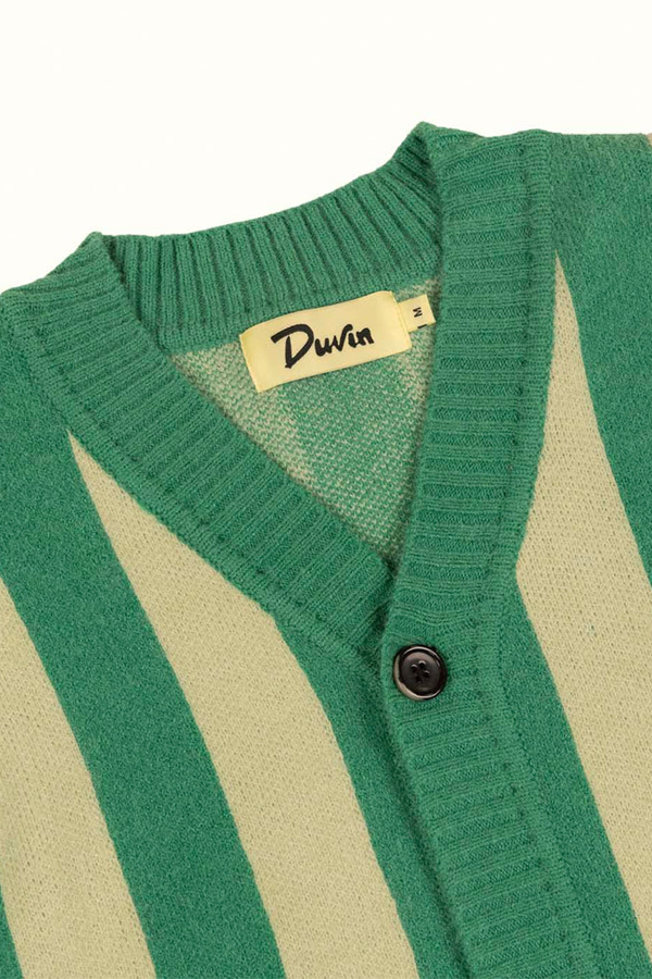 Striped Cardigan | Green - Visual Media Number 2 of 3