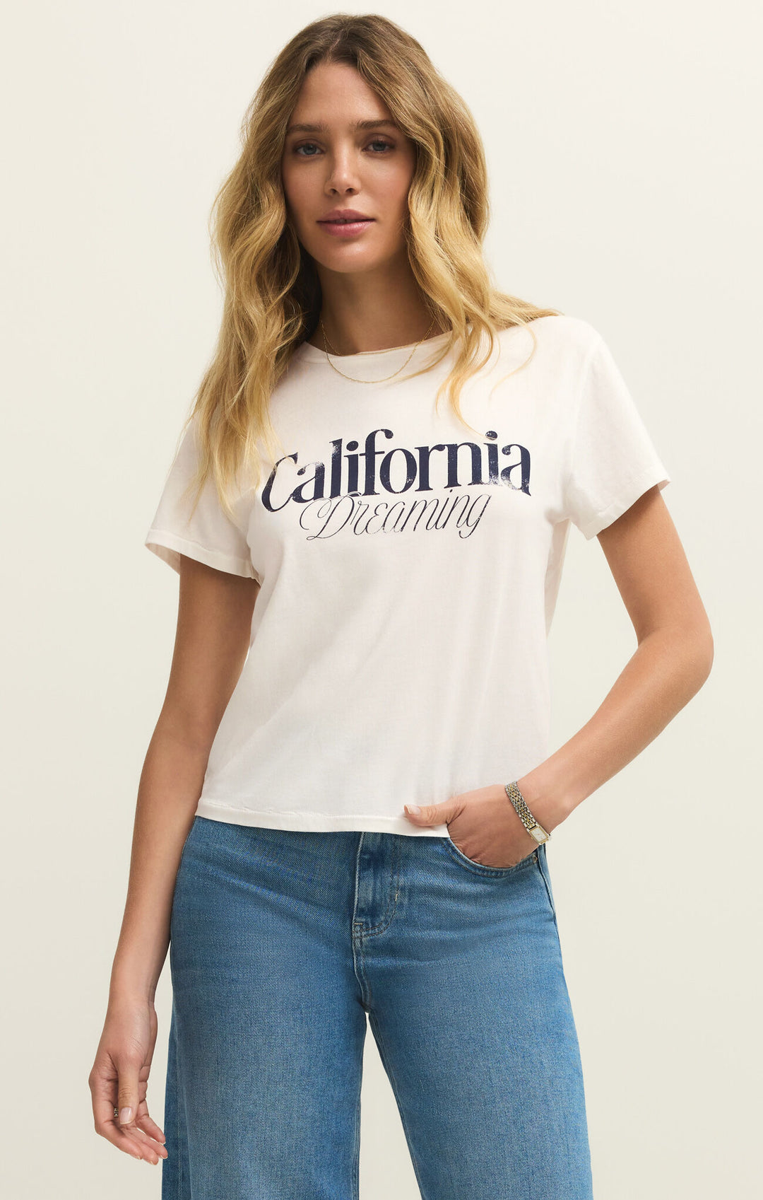 Cali Tourist Tee | Sea Salt - Visual Media Number 1 of 2