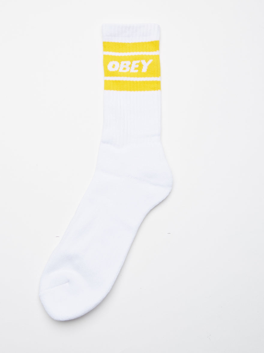 Cooper II Socks | White / Lemon - Visual Media Number 1 of 1
