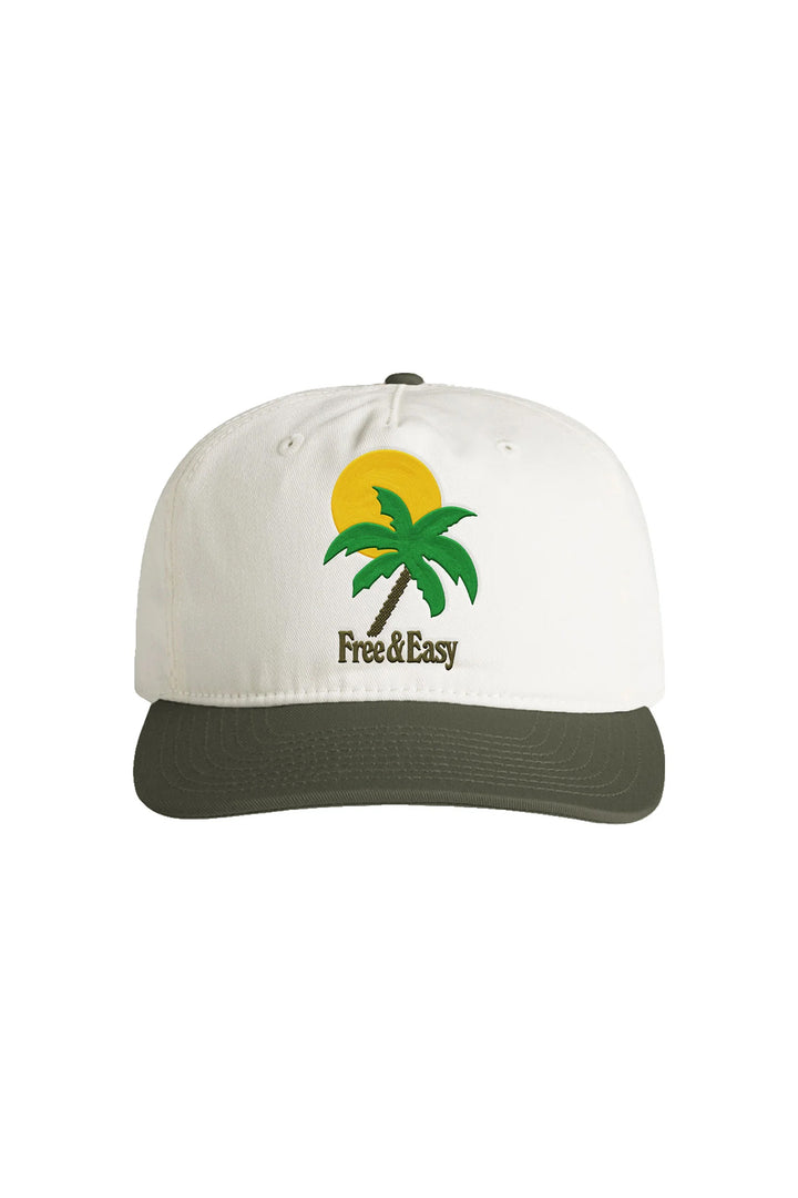 Costa Sol Two Tone 5 Panel Snapback Hat - Thumbnail Image Number 1 of 2
