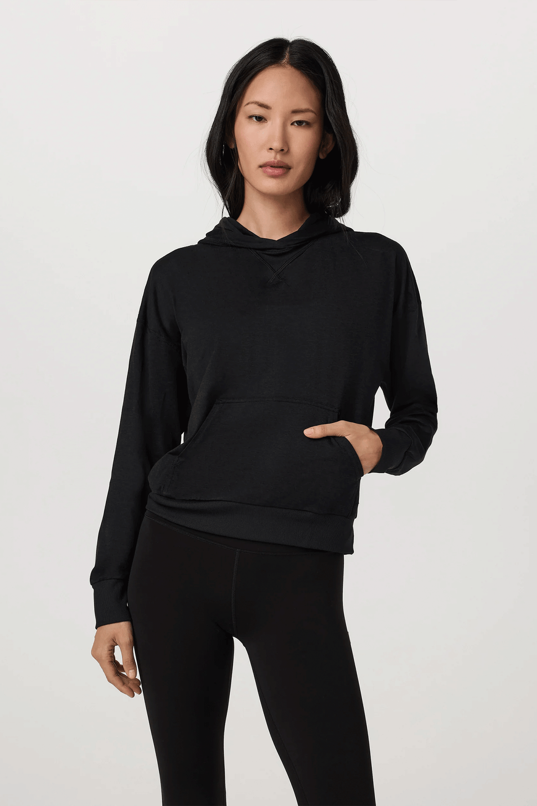 Halo Modern Pullover Hoodie | Black Heather - Visual Media Number 1 of 2