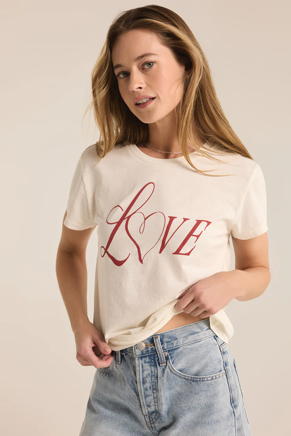 My Heart Tourist Tee | Sea Salt - Thumbnail Image Number 1 of 3
