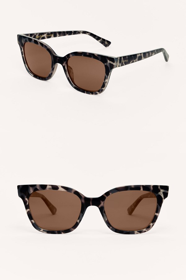 High Tide Sunglasses | Marbled Tort - Bronze - Visual Media Number 1 of 1