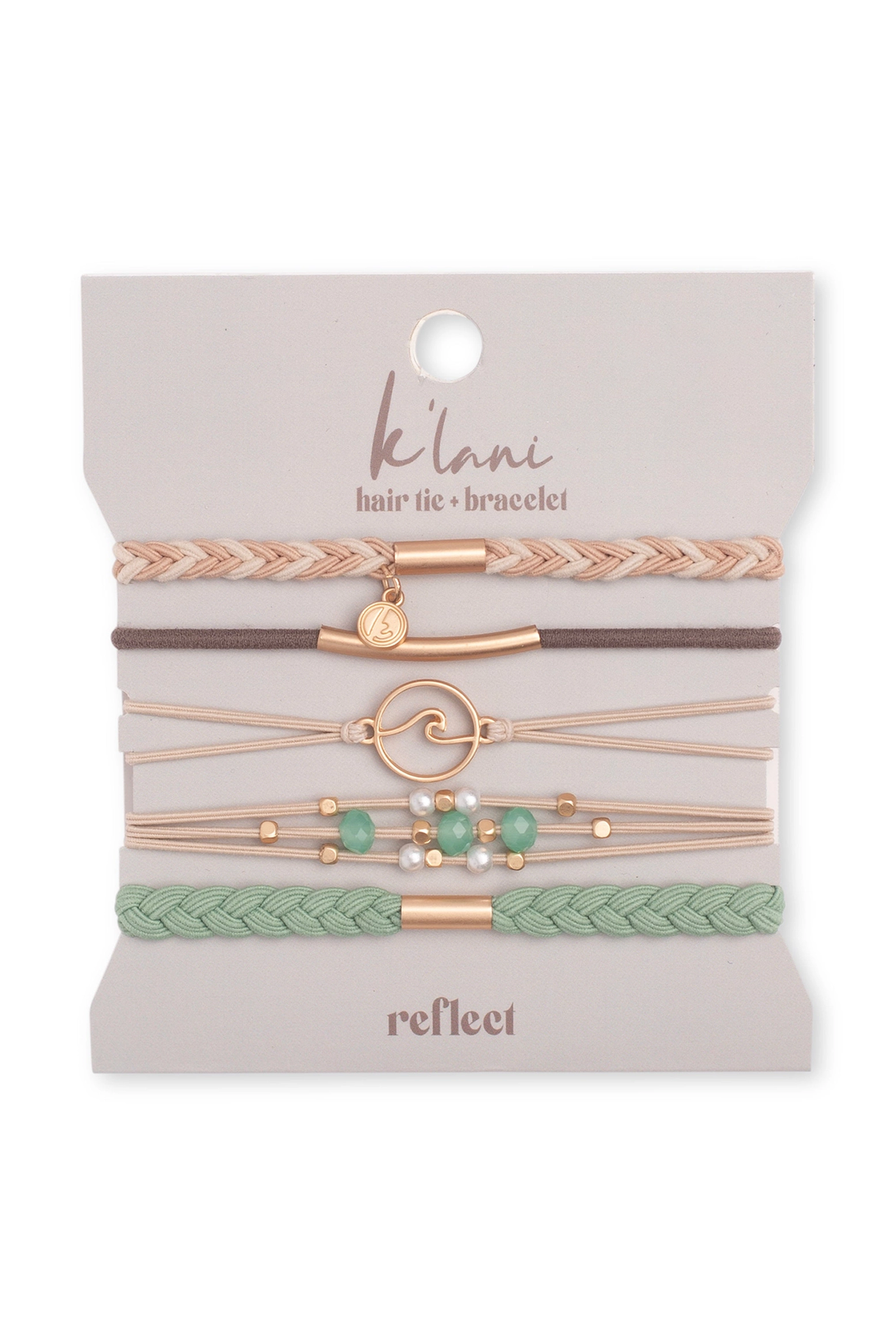 "Reflect" Hair Tie Bracelets - Visual Media Number 1 of 1