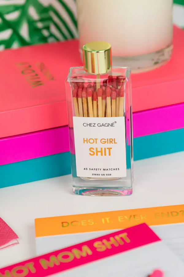 Hot Girl Shit Glass Bottle Matches - Visual Media Number 2 of 2