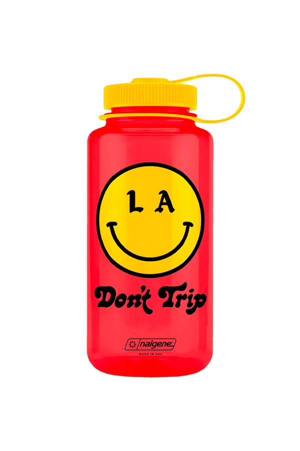 Be Happy 32oz Wide Mouth Nalgene | Pomegranate - Visual Media Number 1 of 2