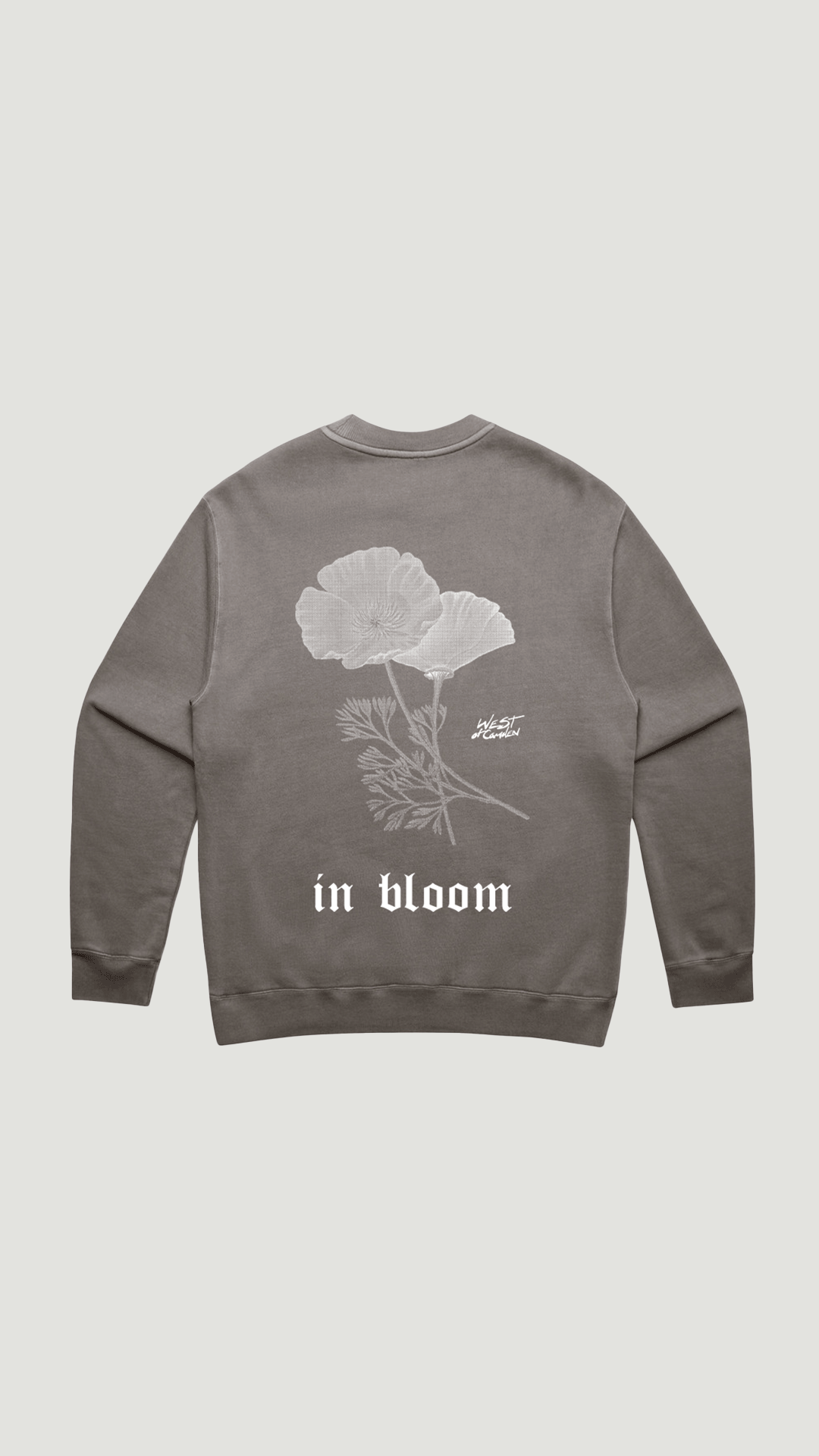In Bloom Sweatshirt | Faded Grey - Visual Media Number 1 of 2