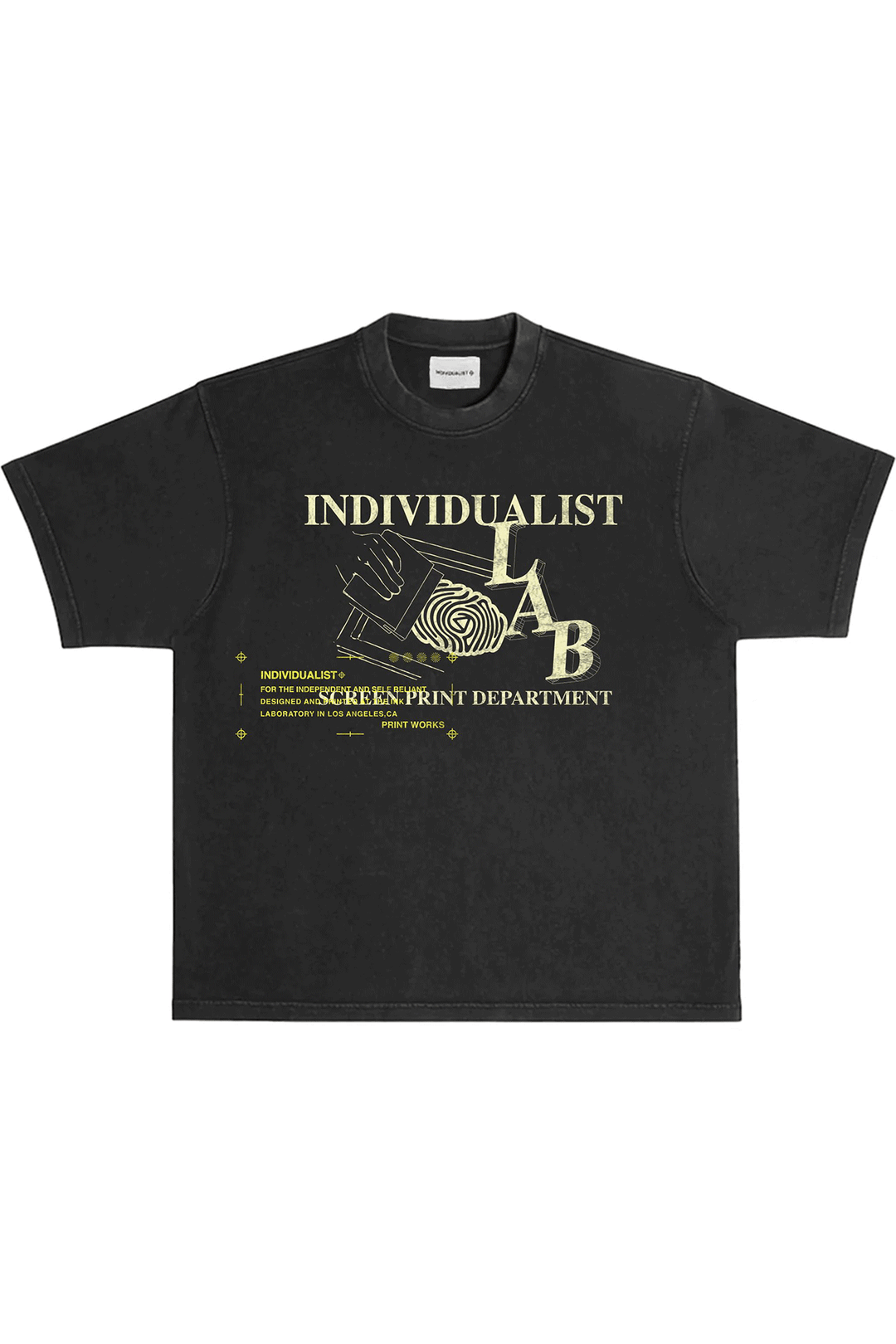 Print Dept Tee | Vintage Black - Visual Media Number 1 of 1