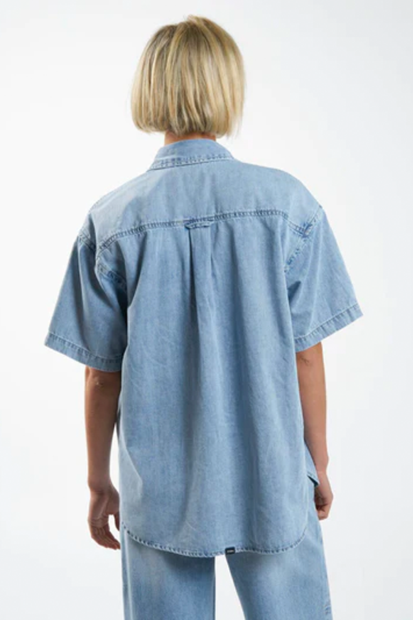 Eliza Denim Shirt | Endless Blue - Main Image Number 2 of 4
