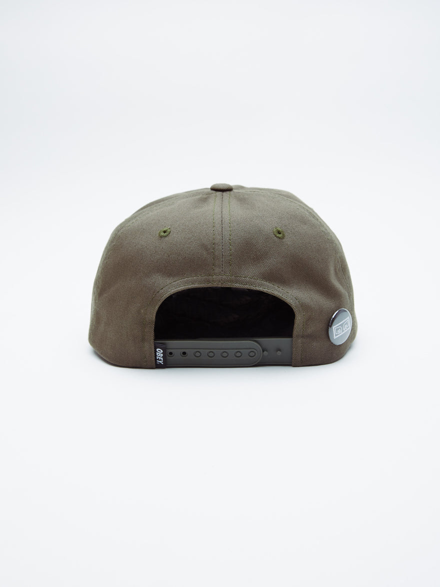 Cutty 6 Panel Snapback / Army - Visual Media Number 2 of 2