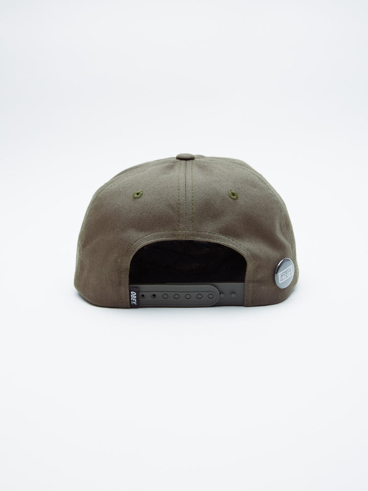 Cutty 6 Panel Snapback / Army - Thumbnail Image Number 2 of 2
