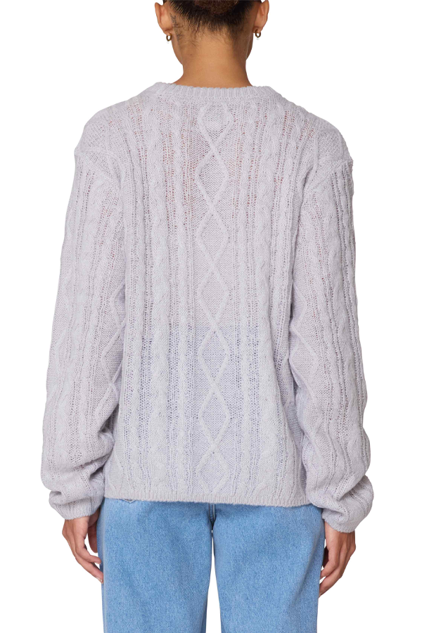 Isabella Loose Cable Sweater | Nimbus - Thumbnail Image Number 3 of 3
